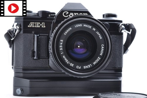 Canon black 35mm slr film - canon,