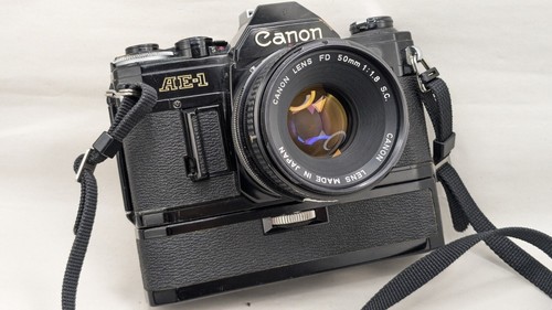 Canon noir avec - noir, objectif